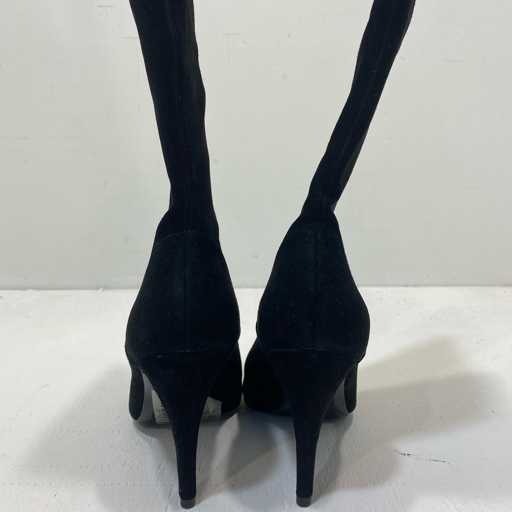 NWOT Micheal Kors Elaine suede open toe booties